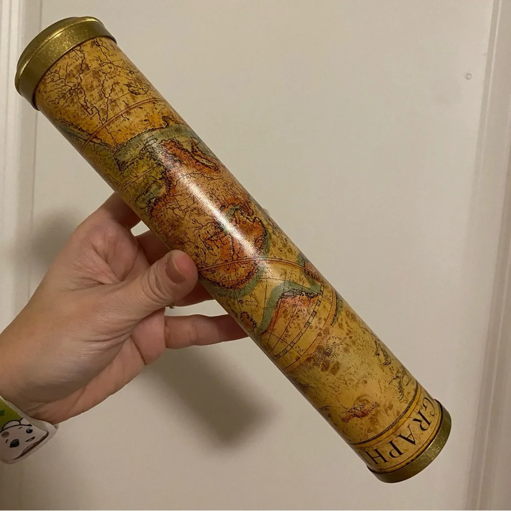 Vintage L’Optique by Van Cort Teleidoscope with map print - Picture 4 of 7